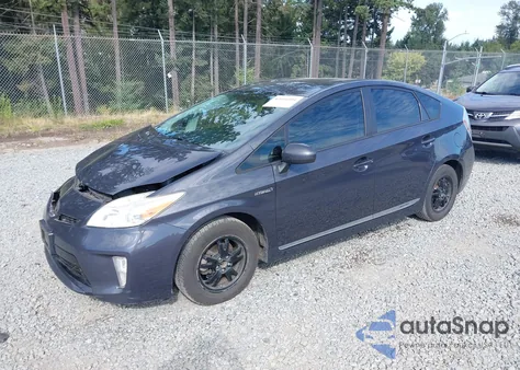 2012 Toyota Prius Two из США, поврежденный, VIN JTDKN3DU6C5392630